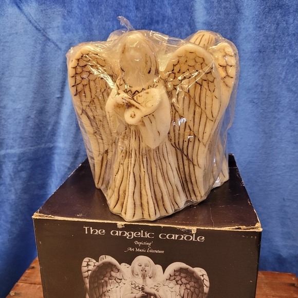 Vintage Art Music Literature The Angelic Candle - Picture 1 of 7
